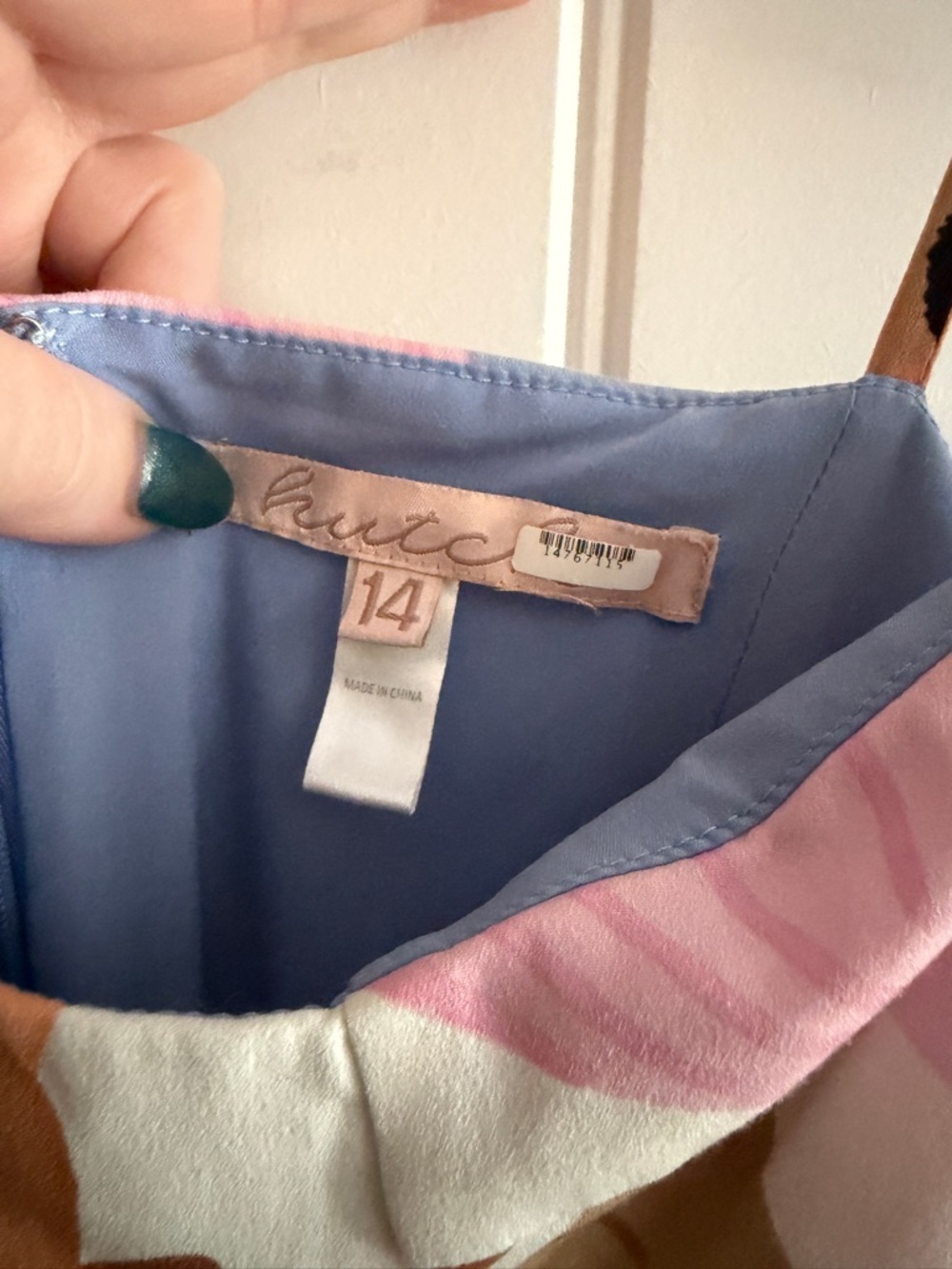 Hutch Pink, Blue & Brown Print Sundress - Picture 4 of 4